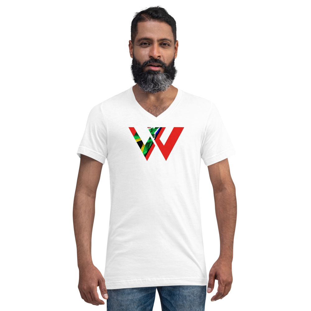 South Africa Logo Short Sleeve V-Neck T-Shirt