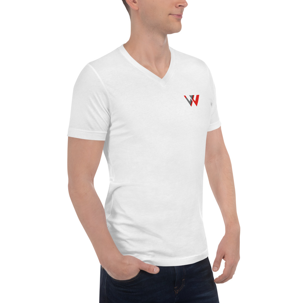 Customizable Name Short Sleeve V-Neck T-Shirt - Image 2